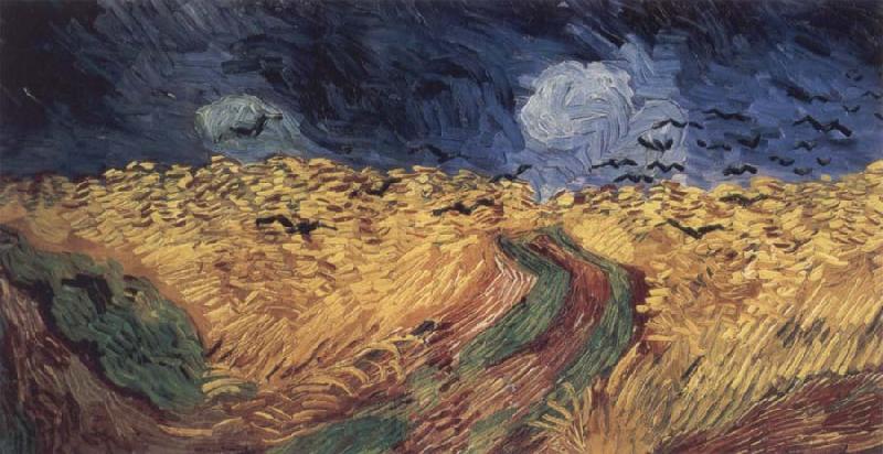 Vincent Van Gogh Wheatfield with Crows Spain oil painting art